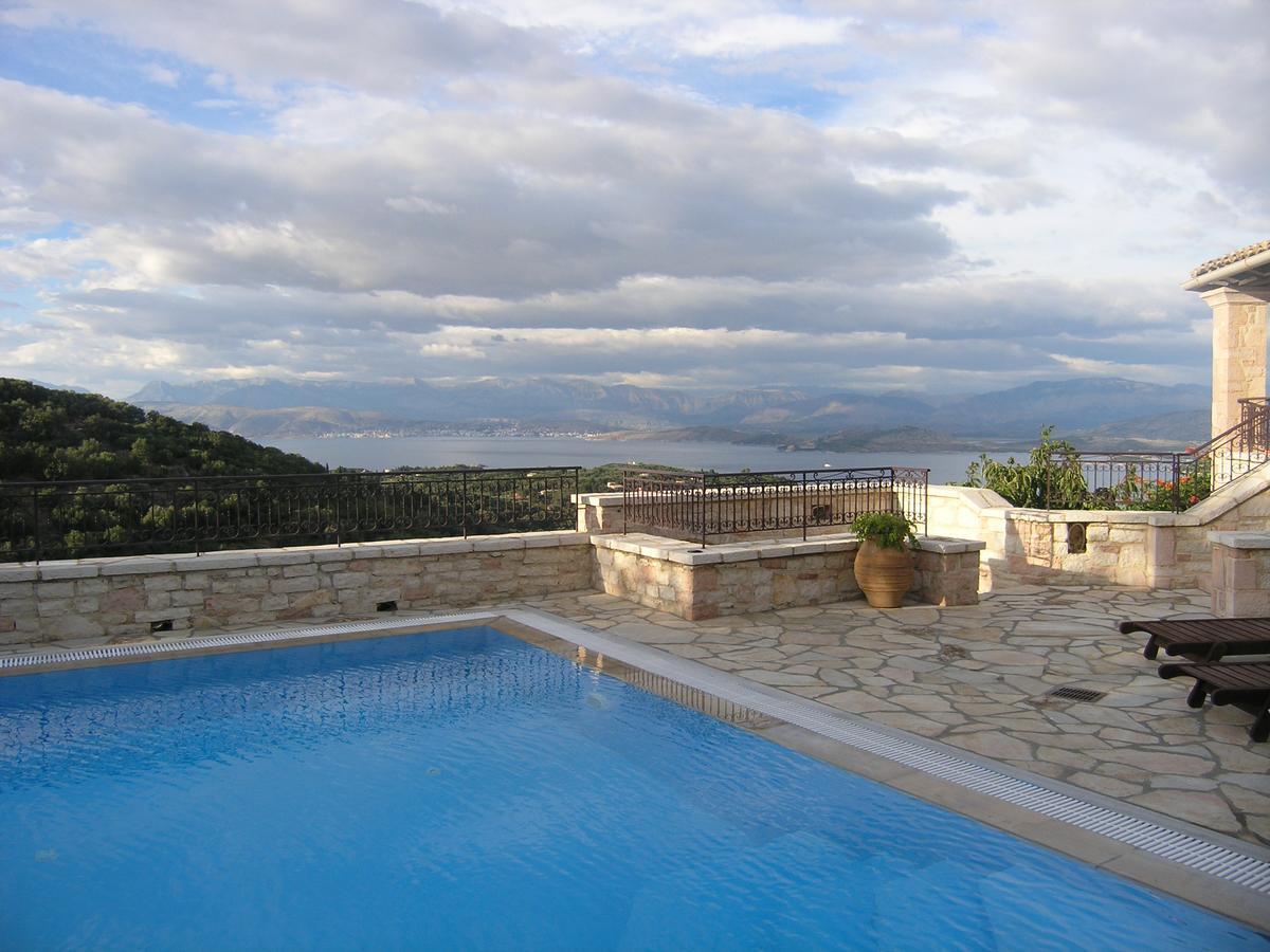 Traditional Stone Villa Olympia Viggla Exterior foto